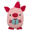 Peluche de Noël silencieuse pour chien cochon