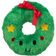Jouet de Noël pour chien - Couronne de Noël en peluche