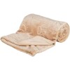 Couverture douce beige pour chien et chat