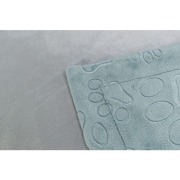 Couverture douce bleu/gris pour chien et chat - Confort et anti-allergique