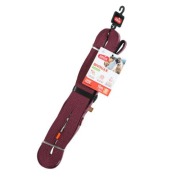 Longe plate avec bande réfléchissante rouge