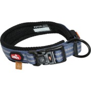 Collier pour chien bivouak bleu souple, léger et confortable