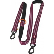 Laisse éducation 3 positions bivouak rouge