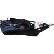 Ceinture sportive pour chien pratique confortable et multi-poches bleu