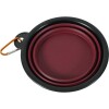 Gamelle souple en silicone rouge