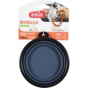 Gamelle souple en silicone bleue