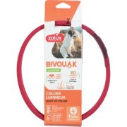 Collier Lumineux pour Chiens à Poils Longs Bivouac - Rechargeable et Ajustable