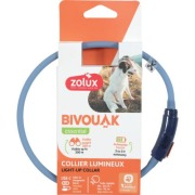 Collier lumineux rechargeable et ajustable pour chiens