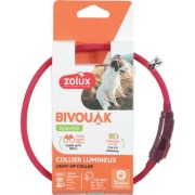 Collier lumineux rechargeable et ajustable pour chiens