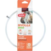 Collier Lumineux pour Chiens à Poils courts Bivouac - Rechargeable et Ajustable