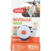 Pendentif lumineux Flasher Bivouak pour chien