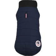 Manteau pour bouledogue douillet et imperméable Costaud bleu