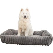 Lit pour chien :  peluche douce, velours Lonni