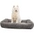 Lit pour chien :  peluche douce, velours Lonni