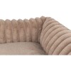 Lit pour chien en peluche douce et velours brun clair