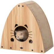 Maison Grattoir pour Chat avec Herbe à Chat