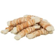 Friandises snack os marbrés au poulet et cabillaud