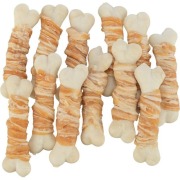 Friandises snack os marbrés au poulet et cabillaud