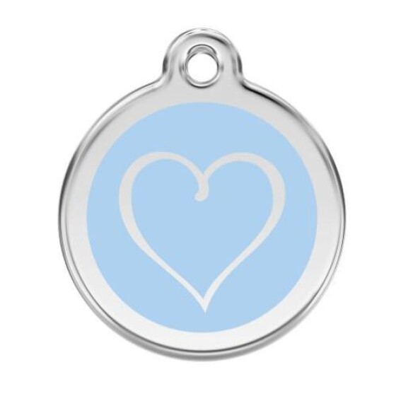 Médaille Red Dingo Motif coeur tribal