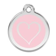 Médaille Red Dingo Motif coeur tribal