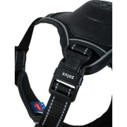 Harnais Easy Ride avec laisse enrouleur intégrée noir