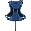 Harnais Easy Ride bleu avec laisse enrouleur intégrée