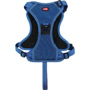 Harnais Easy Ride bleu avec laisse enrouleur intégrée
