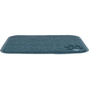 Tapis antidérapant pour toilette du chat bleu taille S