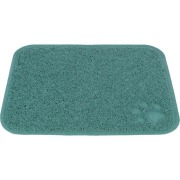Tapis antidérapant pour bac de toilette pour chat sauge taille S