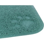 Tapis antidérapant pour bac de toilette pour chat sauge taille S
