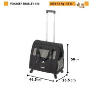 Sac trolley pour chien voyager 450