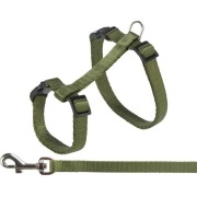 Harnais et laisse uni pour chat Trixie