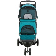 Poussette chien Friends turquoise