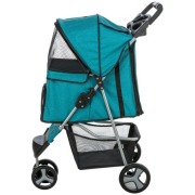 Poussette chien Friends turquoise