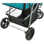 Poussette chien Friends turquoise