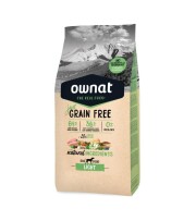 OWNAT croquettes just grain free light pour chien stérilisé ou en surpoids