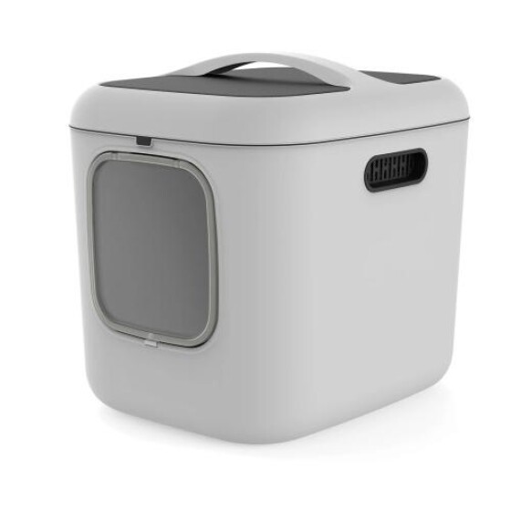 Maison de toilette XL pour Maine Coon blanche