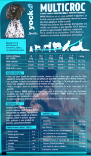 YOCK Croquettes ÉQUILIBRE Chien Adulte Multicroc 5 kg