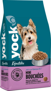Croquettes YOCK ÉQUILIBRE Mini Bouchées, Petits chiens adultes
