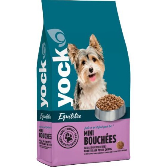 Croquettes YOCK ÉQUILIBRE Mini Bouchées, Petits chiens adultes