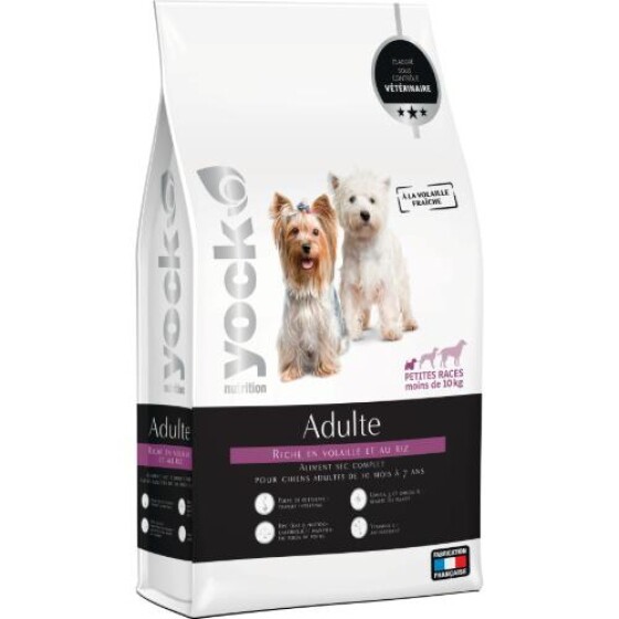 Croquettes pour chien de petites races adultes YOCK NUTRITION