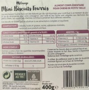 YOCK Friandises Mix Mini Biscuits Fourrés petit chien Plaisir 400 g