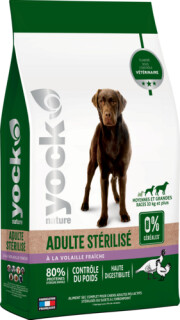 Croquettes sans céréales allégées – Moyennes & grandes races 12 kg YOCK NATURE