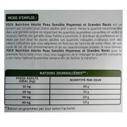 YOCK Croquettes sans céréales pour chien à peau sensible 12 kg NATURE