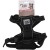 Harnais anti traction NOIR réfléchissant pour chien