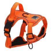 Harnais anti traction réfléchissant orange pour chien Mon Ami Luki
