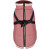 Manteau zippé polaire rose avec harnais intégré pour chien