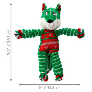 KONG Peluche de Noël Holiday Floppy Knots Fox
