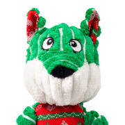 KONG Peluche de Noël Holiday Floppy Knots Fox
