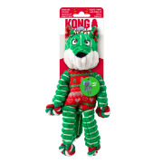 KONG Peluche de Noël Holiday Floppy Knots Fox
